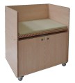 Tangara verrijdbare commode berken 102 cm 